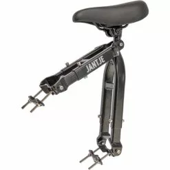 Sadel På Rør Mirage Jantje Inklusive Fodstøtter Universal - Sort