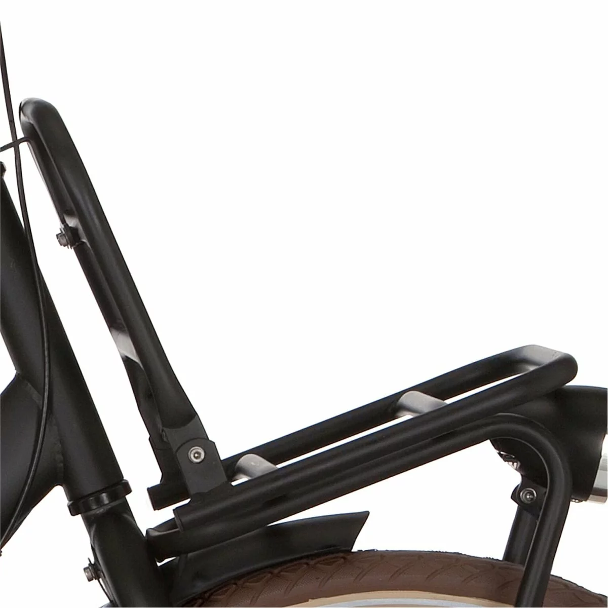 Cortina Front Bagagebære Upper Parts 24/26 Jet Sort Matt 1 Cortina Front Bagagebære Upper Parts 24/26 Jet Sort Matt