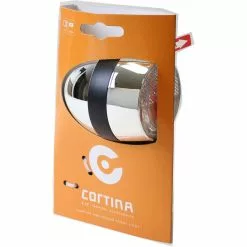Cortina Forlygter Amsterdam Batteri Krom Sort