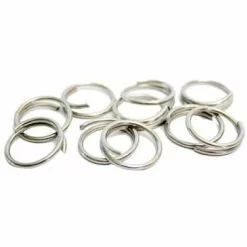 Qibbel -sikkerhedsringe Rustfrit Stålpose (10 Stykker)