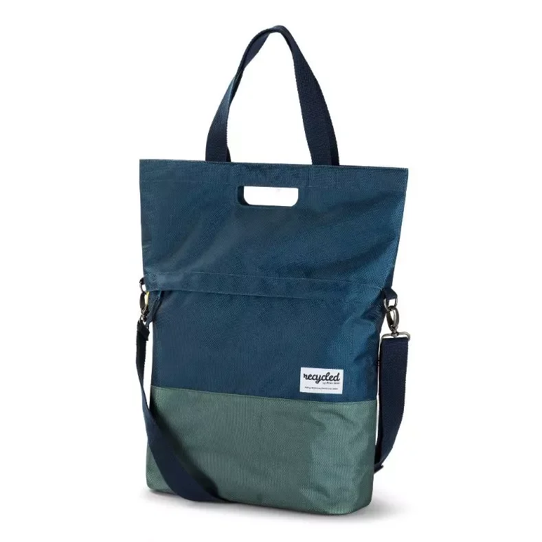Urban Proof Cykeltaske Shopper Bag 20L Genanvendt Blå Grøn 1 Urban Proof Cykeltaske Shopper Bag 20L Genanvendt Blå Grøn